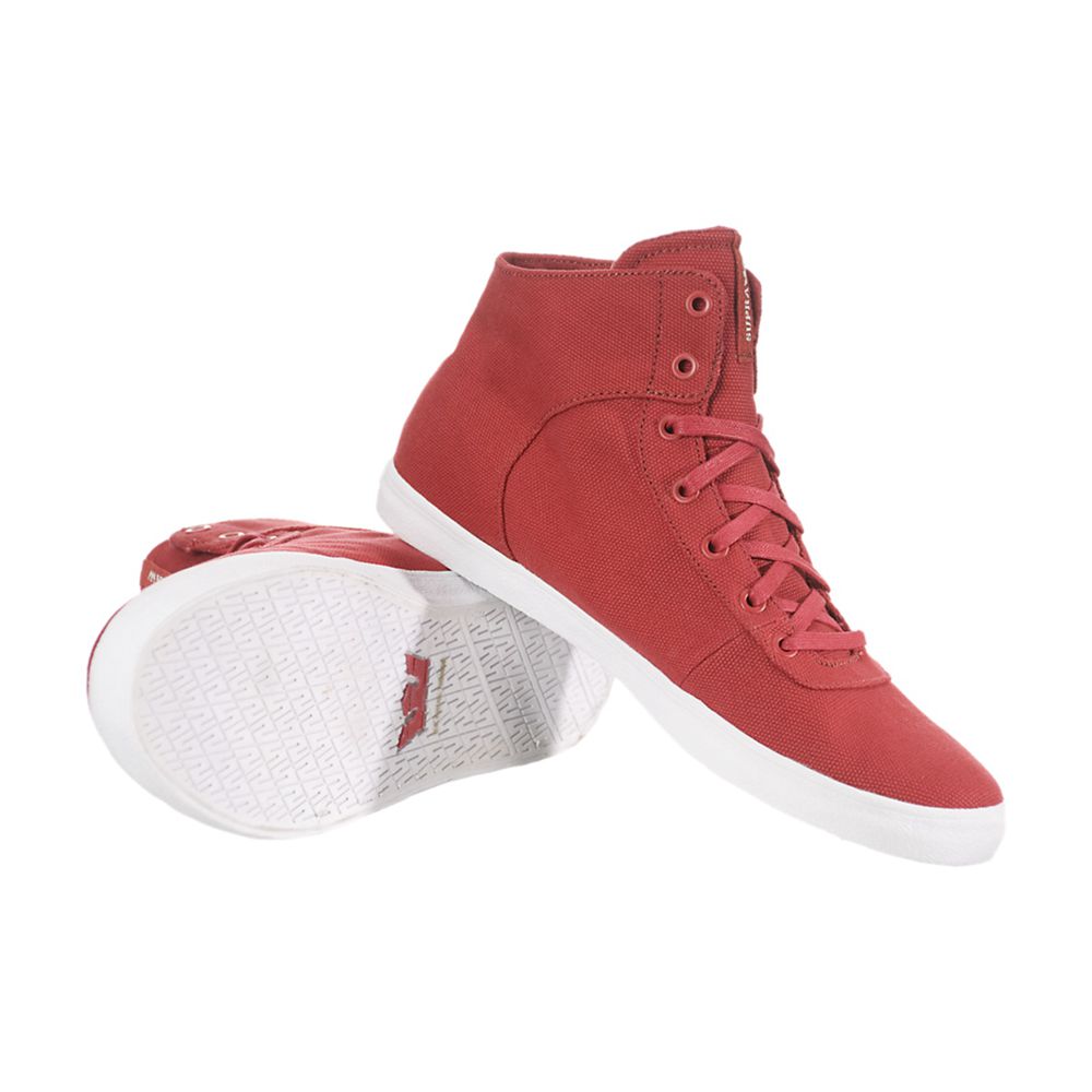 Chaussures de Skate Supra Cuttler Rouge Red Homme | WEK-56587168